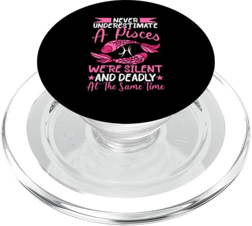 Sternzeichen Fische: We're Silent And Deadly At The Same Time PopSockets PopGrip für MagSafe Sternzeichen Fische: We're Silent And Deadly At The Same Time PopSockets PopGrip für MagSafe von Pisces Zodiac Sign Designs For Women