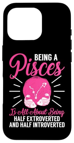 Sternzeichen Fische: halb extrovertiert und halb introvertiert Hülle für iPhone 16 Pro Sternzeichen Fische: halb extrovertiert und halb introvertiert Hülle für iPhone 16 Pro von Pisces Zodiac Sign Designs For Women