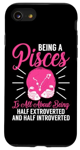 Sternzeichen Fische: halb extrovertiert und halb introvertiert Hülle für iPhone SE (2020) / 7 / 8 von Pisces Zodiac Sign Designs For Women