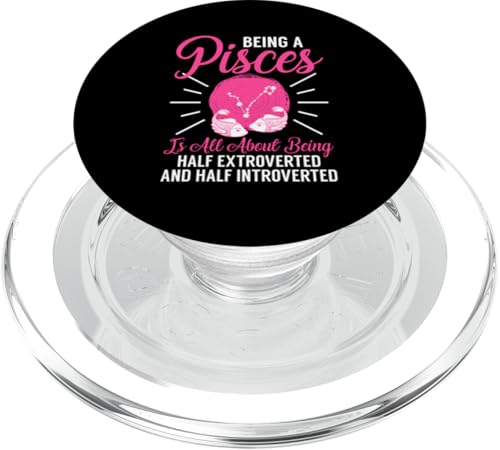 Sternzeichen Fische: halb extrovertiert und halb introvertiert PopSockets PopGrip für MagSafe Sternzeichen Fische: halb extrovertiert und halb introvertiert PopSockets PopGrip für MagSafe von Pisces Zodiac Sign Designs For Women