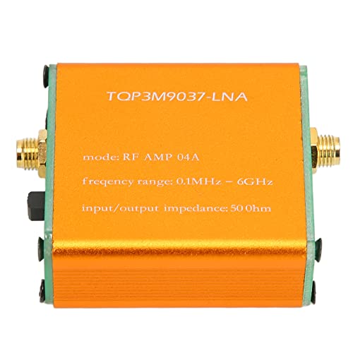 0,1 MHz-6 GHz Vollband-Low-Noise-Verstärker, Professionelles 20-dB-LNA-HF-Leistungsvorverstärkermodul mit Hoher Verstärkung (Wird mit einem 2500-mAh-Li-Ionen-Akku geliefert) von Pissente