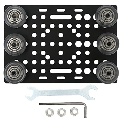 Aluminium mit Segelplatte Schwarz Anlokierter 3D -Drucker -Garan -Board mit Riemenscheibe 0,8 Bis 3,1 Zoll (Transparente Riemenscheibe) von Pissente