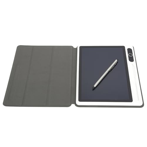 Digitales Notizbuch, Innovatives Design, Authentisches Schreiberlebnis, Langlebiges LCD-Zeichnungsblock mit Kunstledergehäuse für Arbeit und Studie (Rot (mit Lederetui)) von Pissente