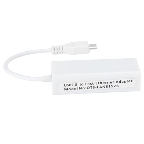 Ethernet-Adapter, 10 oder 100 Mbit/s Netzwerkadapter Micro-USB auf RJ45-Ethernet-Anschluss für Raspberry PiZero 1,3 W Motherboard von Pissente