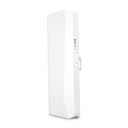 Gigabit Wireless Bridge, 5,8 G Keine Kabelaufzugsaufzugsnetzwerkadapter Im Freien f¨¹r den Drahtlosen Zugangspunkt f¨¹r ¨¹berwachung und (Europ?ische Standard -Netzteil von Pissente