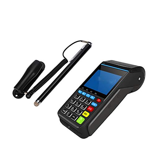 Pissente Stylus Pen, Hochempfindlicher Kapazitiver Touchscreen-Eingabestift Schwarzer Metall-Eingabestift mit Stabiler Basis und Hochfestem Federdraht Kunststoff-Federstift mit Feiner Spitze von Pissente