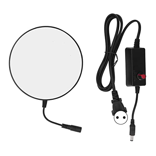 LED -Ringlampe, Einstellbare ABS -Kunststoff -LED -Ring -Ring -Hoch -CRI -Leichtgewichte mit Gleichmäßiger Lumineszenz für Verschiedene Umgebungen (EU-Stecker) von Pissente