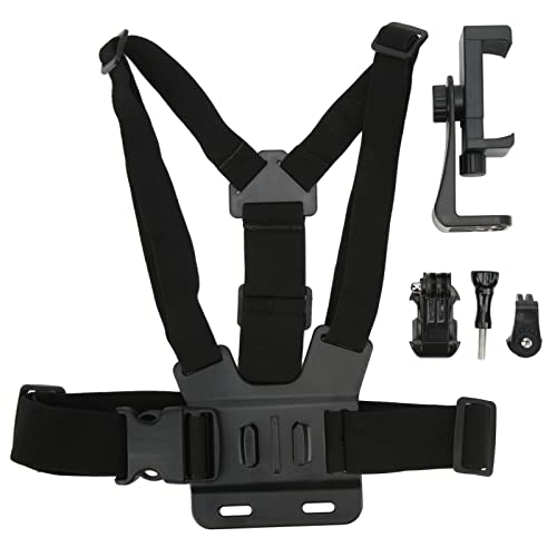 Pissente Handy-Brustgurt, Gurt mit Clip, Kamera-Brustgurt mit Handyhalter, Brustgurt für Handy und Action-Kamera von Pissente