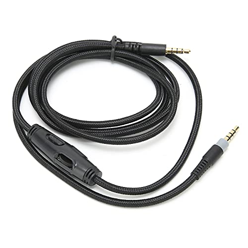 Slim Audio Kabel Klinke, Mikrofon Lautstärkeregler Ersatz-Audio-Aux-Kabel mit Lautstärkeregler Headset Kopfhörerkabel mit Lautstärkeregler OFC-Kupferdraht Plug-and-Play-kompatibel für Cloud Cloud Slim Audio Kabel Klinke, Mikrofon Lautstärkeregler Ersatz-Audio-Aux-Kabel mit Lautstärkeregler Headset Kopfhörerkabel mit Lautstärkeregler OFC-Kupferdraht Plug-and-Play-kompatibel für Cloud Cloud von Pissente