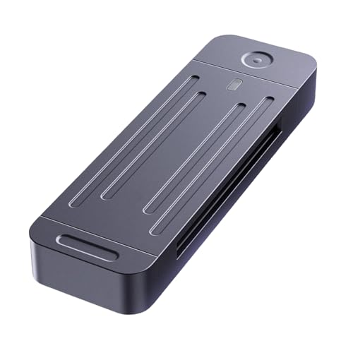 USB 3.2 Kartenleser, leichtes Gehäuse aus Legierung für den Anschluss mit USB-Typ-C-Geräten von Pitadue