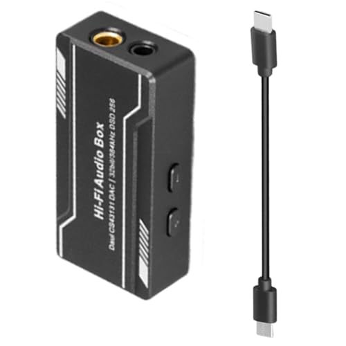 Verbesserter digitaler Soundverstärker CS43131 Chip-Typ-C auf 3,5 mm 4,4 mm Adapter, 32 Bit/384 kHz Kopfhörer-Adapter für Telefon Verbesserter digitaler Soundverstärker CS43131 Chip-Typ-C auf 3,5 mm 4,4 mm Adapter, 32 Bit/384 kHz Kopfhörer-Adapter für Telefon von Pitadue