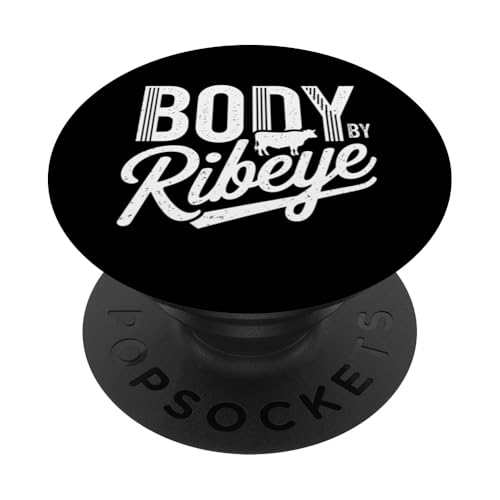 Body By Ribeye Meat Smoker Barbecue Expert Pitmaster PopSockets Klebender PopGrip von Pitmaster Open Fire Cooking