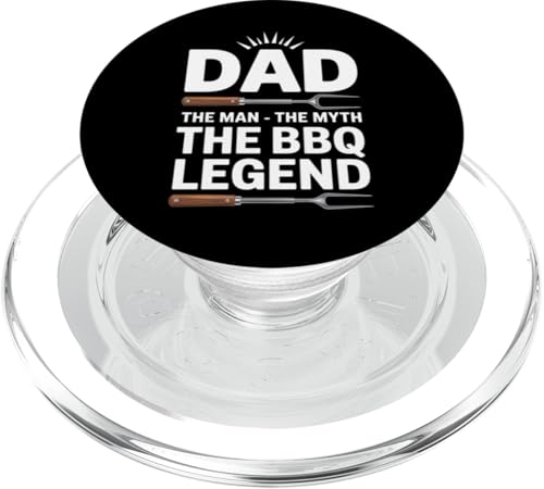 Papa Der Mann Der Mythos Die BBQ-Legende Fleischraucher PopSockets PopGrip für MagSafe Papa Der Mann Der Mythos Die BBQ-Legende Fleischraucher PopSockets PopGrip für MagSafe von Pitmaster Open Fire Cooking