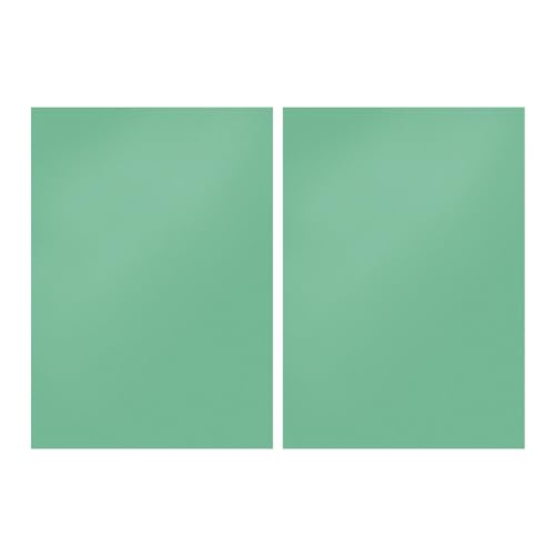 Pitycbo 2X PVC Translucent Plastic Sheet Folared Overlays A4 Korrektur Gel Lichtfilter für Scheinwerferschneidemaschinenstufe Leuchte, Grün von Pitycbo