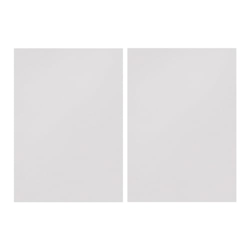Pitycbo 2X PVC Translucent Plastic Sheet Folared Overlays A4 Korrektur Gel Lichtfilter für Scheinwerferschneidemaschinenstufe Leuchte, rein klar von Pitycbo