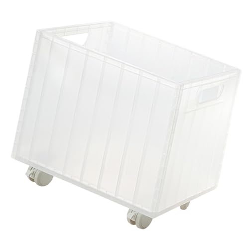 Pitycbo unter Dem Schreibtischbuch mit Casters unter Dem Schreibtischbuch Organizer Dokumentspeicher Bin Datei Box mit Handles für Wohnzimmer, Klar Pitycbo unter Dem Schreibtischbuch mit Casters unter Dem Schreibtischbuch Organizer Dokumentspeicher Bin Datei Box mit Handles für Wohnzimmer, Klar von Pitycbo