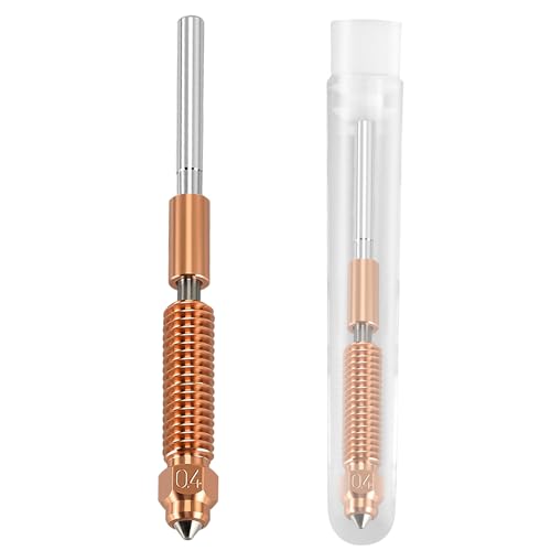 Piuluvor® 1Pcs K1C Düse 0.4mm, 3D Drucker nozzle Quick-Swap für Ender-3 V3, Creality K1C/K1 Max 3D Drucker von Piuluvor
