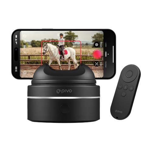 Pivo Equestrian Max Auto Stativ 360 Grad für Pferde, 6 Geschwindigkeiten, Automatische Handyhalterung, Intelligente Aufnahme, Bewegungssensor mit Fernbedienung Pivo Equestrian Max Auto Stativ 360 Grad für Pferde, 6 Geschwindigkeiten, Automatische Handyhalterung, Intelligente Aufnahme, Bewegungssensor mit Fernbedienung von Pivo