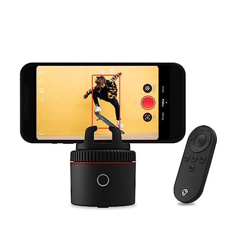 Pivo Pod Classic Auto Kamera Stativ 360 Grad für Vlogging, Automatische Handyhalterung, Intelligente Aufnahme, Bewegungssensor mit Fernbedienung von Pivo
