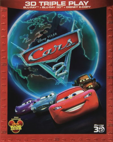 Cars 2 (triple play) (2D+3D+e-copy) [Blu-ray] [IT Import] von Disney