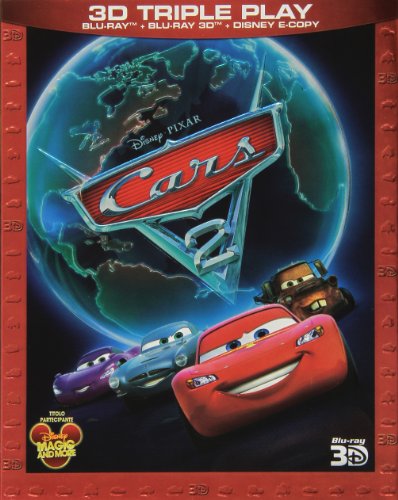 Cars 2 (triple play) (2D+3D+e-copy) [Blu-ray] [IT Import] von Pixar
