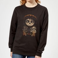 Coco Miguel Face Poster Damen Pullover - Schwarz - S von Pixar