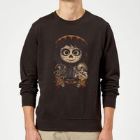 Coco Miguel Face Poster Pullover - Schwarz - M von Pixar