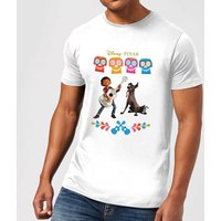 Coco Miguel Logo Männer T-Shirt - Weiß - 5XL von Pixar