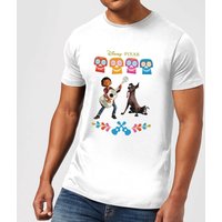 Coco Miguel Logo Männer T-Shirt - Weiß - L von Pixar