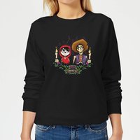 Coco Miguel Und Hector Damen Pullover - Schwarz - M von Pixar