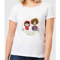 Coco Miguel Und Hector Damen T-Shirt - Weiß - S von Pixar