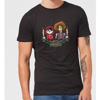 Coco Miguel Und Hector Männer T-Shirt - Schwarz - XL von Pixar