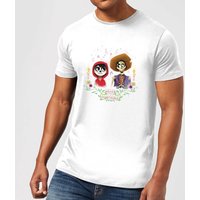 Coco Miguel Und Hector Männer T-Shirt - Weiß - 5XL von Pixar