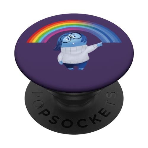 Disney Pixar Inside Out Sadness Rainbow PopSockets mit austauschbarem PopGrip von Pixar
