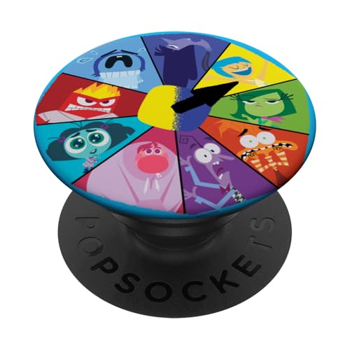 Disney and Pixar’s Inside Out 2 Emotions Wheel Mood Clock PopSockets Klebender PopGrip von PIXAR