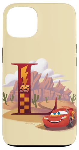 Hülle für iPhone 13 Disney & Pixar Alphabet Monogramm Buchstabe L Lightning McQueen von PIXAR