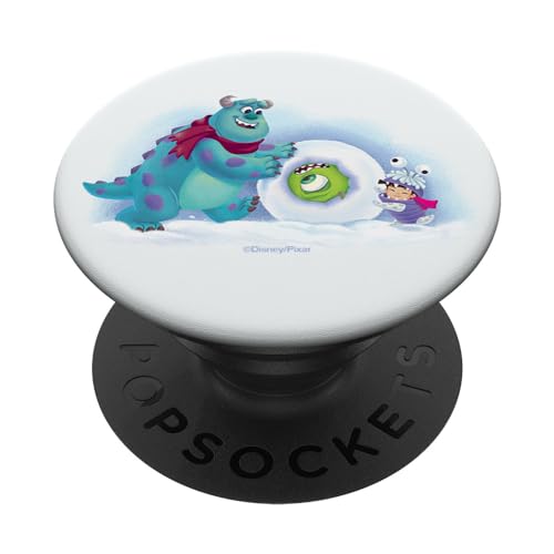 PIXAR Monsters Inc. Mike, Sully & Boo Holiday Snowball PopSockets mit austauschbarem PopGrip von Pixar