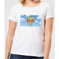 Toy Story 4 Clouds Logo Women's T-Shirt - White - XXL von Pixar