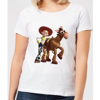 Toy Story 4 Jessie And Bullseye Women's T-Shirt - White - M von Pixar