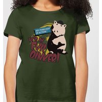 Toy Story Evil Oinker Damen T-Shirt - Forest Green - L von Pixar