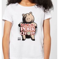 Toy Story Kung Fu Pork Chop Damen T-Shirt - Weiß - L von Pixar