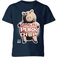 Toy Story Kung Fu Pork Chop Kinder T-Shirt - Navy Blau - 11-12 Jahre von Pixar