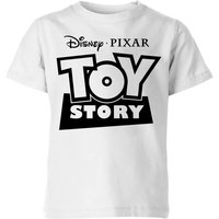 Toy Story Logo Outline Kinder T-Shirt - Weiß - 11-12 Jahre von Pixar