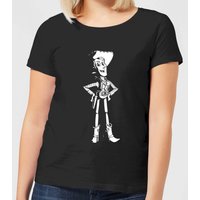 Toy Story Sheriff Woody Damen T-Shirt - Schwarz - L von Pixar