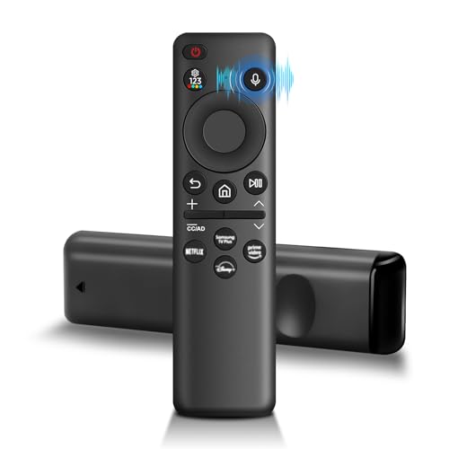 Ersatz Fernbedienung für Samsung, BN59-01432A Sprachgesteuerte Fernbedienung, Sprachsteuerung & Multikompatibilität, Universell kompatibel mit Samsung 2021-2023 Neo LED Smart 4K HD TV Ersatz Fernbedienung für Samsung, BN59-01432A Sprachgesteuerte Fernbedienung, Sprachsteuerung & Multikompatibilität, Universell kompatibel mit Samsung 2021-2023 Neo LED Smart 4K HD TV von Pixelure