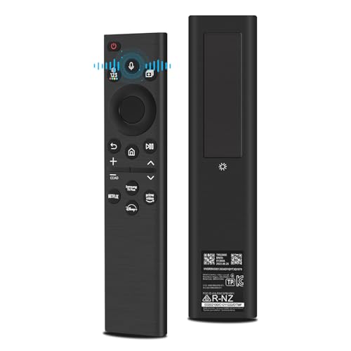 Ersatz Sprachfernbedienung für Samsung, BN59-01385A Sprachgesteuerte Wiederaufladbare Fernbedienung für Sam-Sung Smart TV,Universal für Sam-Sung TV-Fernbedienungen, für Samsung 2021-2023 Smart TV Ersatz Sprachfernbedienung für Samsung, BN59-01385A Sprachgesteuerte Wiederaufladbare Fernbedienung für Sam-Sung Smart TV,Universal für Sam-Sung TV-Fernbedienungen, für Samsung 2021-2023 Smart TV von Pixelure
