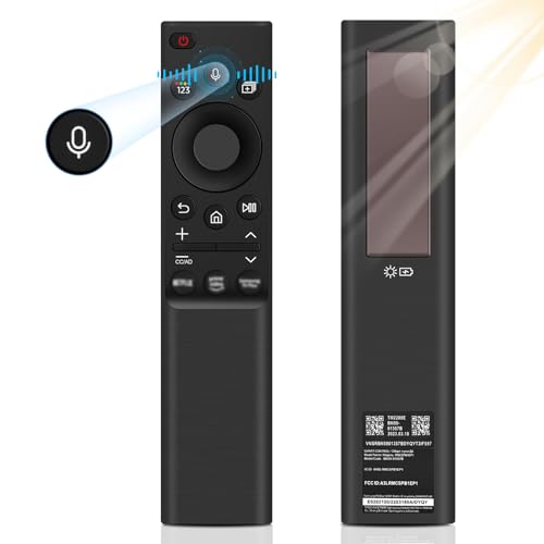 Pixelure Ersatz Fernbedienung für Samsung, BN59-01357B Solar Charging Sprachfernbedienung für Sam-Sung Smart TVs,Solar Fernbedienung Ersatz Kompatibel mit Samsung 2021-2023 Smart TV 4K HD TV Neo QLED Pixelure Ersatz Fernbedienung für Samsung, BN59-01357B Solar Charging Sprachfernbedienung für Sam-Sung Smart TVs,Solar Fernbedienung Ersatz Kompatibel mit Samsung 2021-2023 Smart TV 4K HD TV Neo QLED von Pixelure