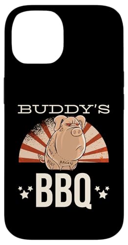 BBQ Grill Barbecue grillen BUDDYS BBQ grillen Hülle für iPhone 14 BBQ Grill Barbecue grillen BUDDYS BBQ grillen Hülle für iPhone 14 von Pizza BBQ Grill Fastfood Restaurant Zubehör Shirts