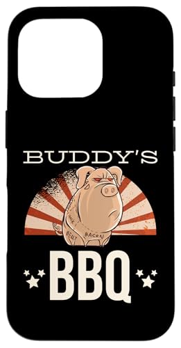 BBQ Grill Barbecue grillen BUDDYS BBQ grillen Hülle für iPhone 16 Pro BBQ Grill Barbecue grillen BUDDYS BBQ grillen Hülle für iPhone 16 Pro von Pizza BBQ Grill Fastfood Restaurant Zubehör Shirts