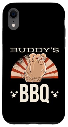 BBQ Grill Barbecue grillen BUDDYS BBQ grillen Hülle für iPhone XR BBQ Grill Barbecue grillen BUDDYS BBQ grillen Hülle für iPhone XR von Pizza BBQ Grill Fastfood Restaurant Zubehör Shirts